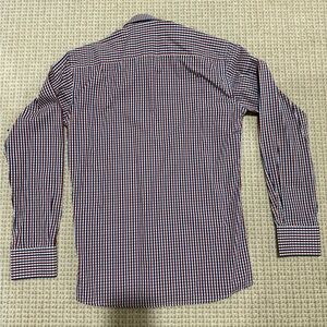 Ragazzo Uomo Boys Blue and Red Checkered Shirt